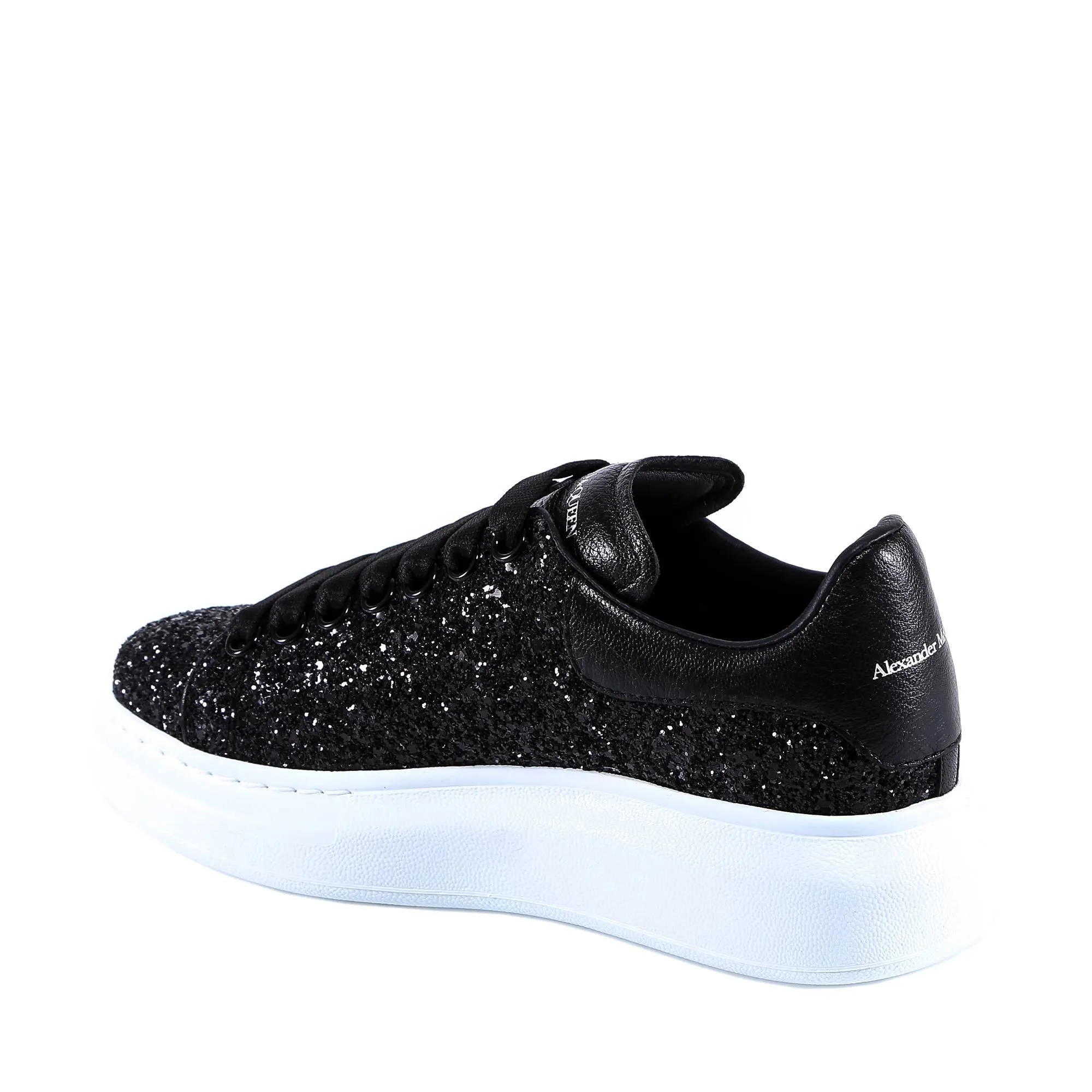 Alexander McQueen Glitter Lace-Up Sneakers