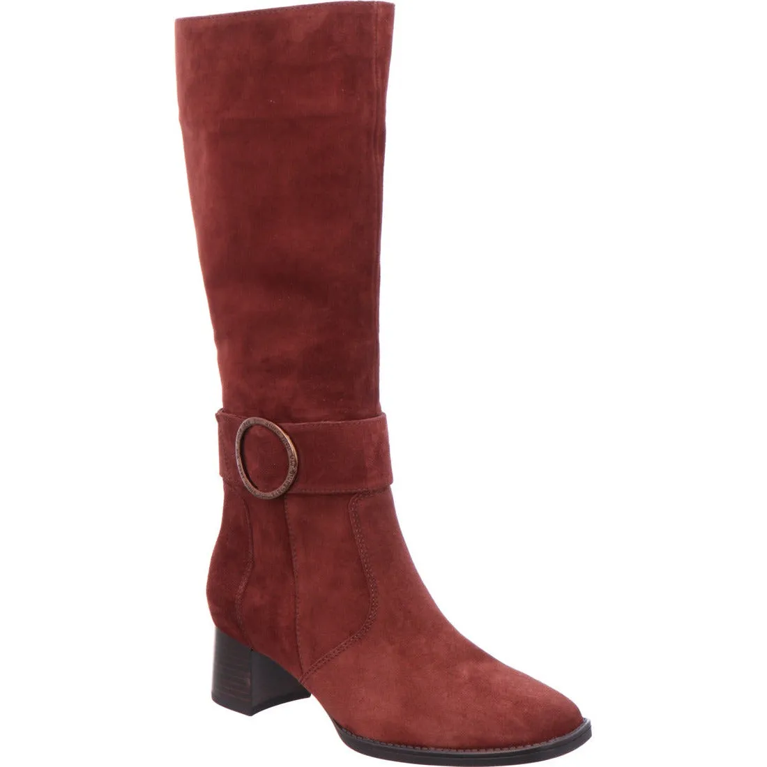 Ara Ladies Suede Block Heel Boot