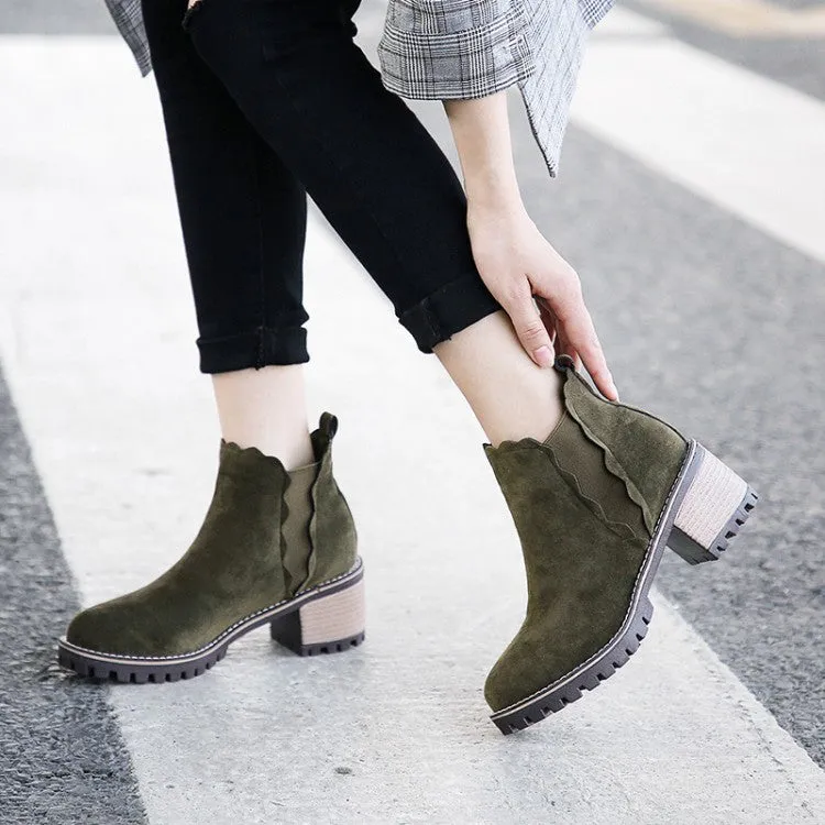 CASCADE BLOCK HEEL BOOTS