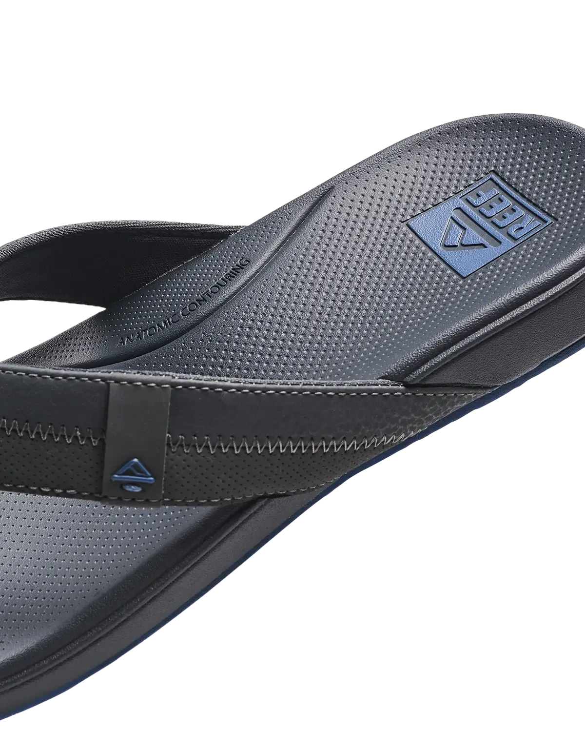 Cushion Phantom Flip Flops in Grey & Blue