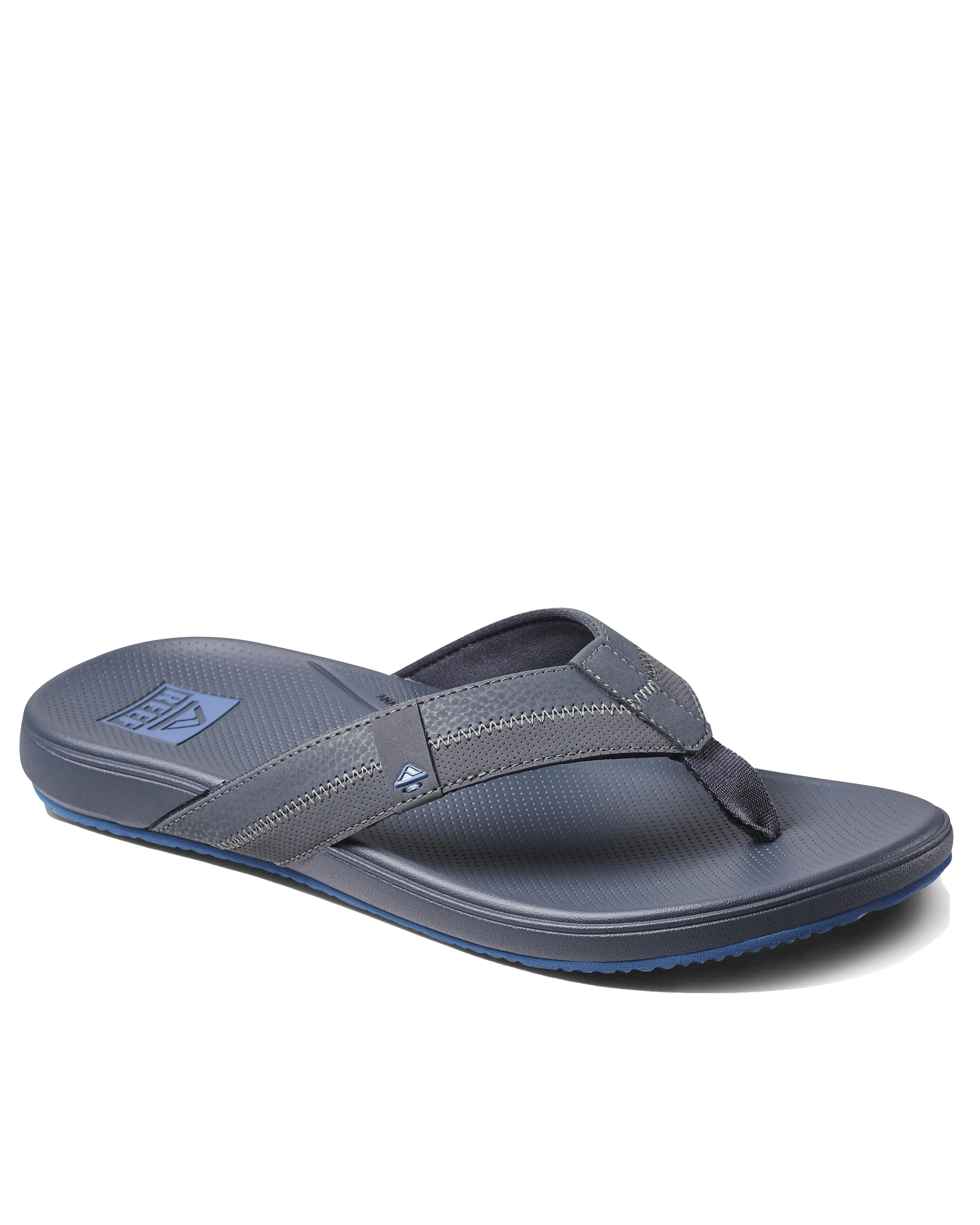 Cushion Phantom Flip Flops in Grey & Blue