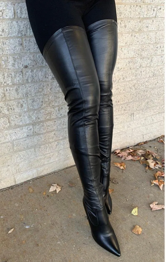 Extreme Chic Thigh High Boots