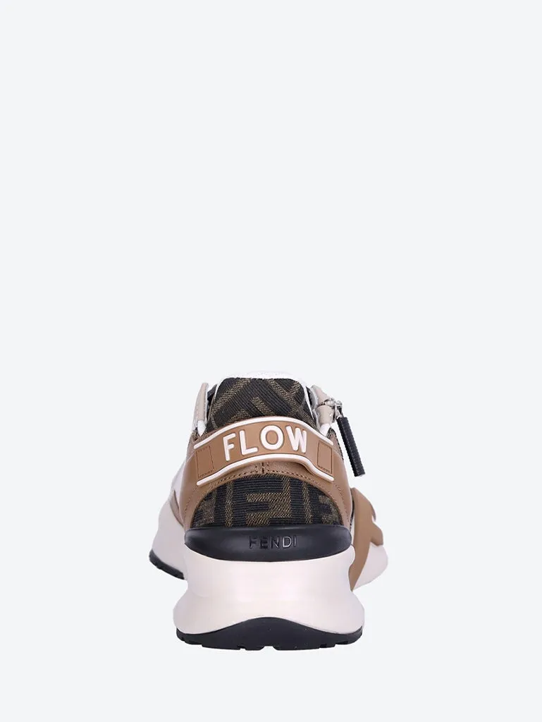 Fendi flow vitello tessuto ff sneakers