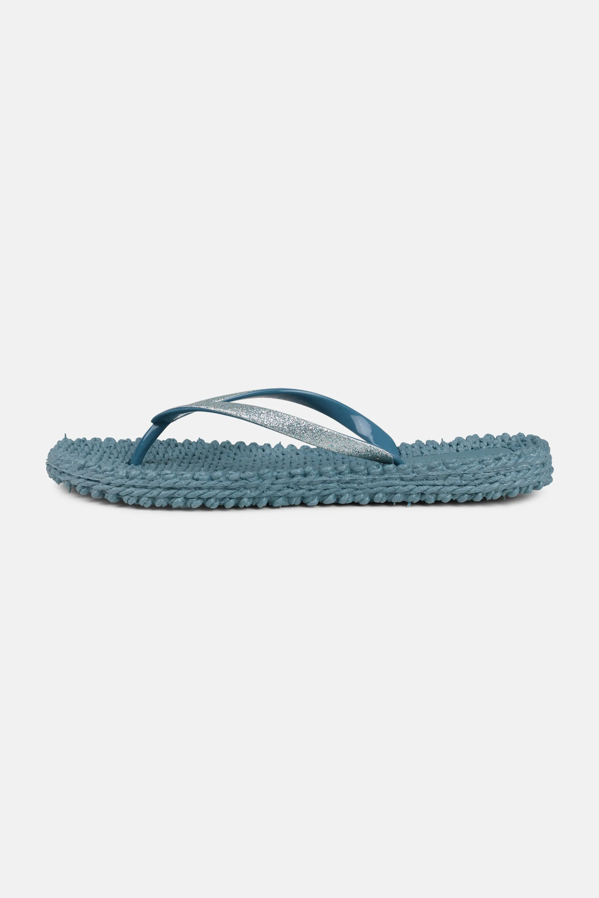 Flip Flop With Glitter - Lichen Blue