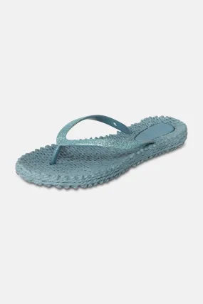 Flip Flop With Glitter - Lichen Blue