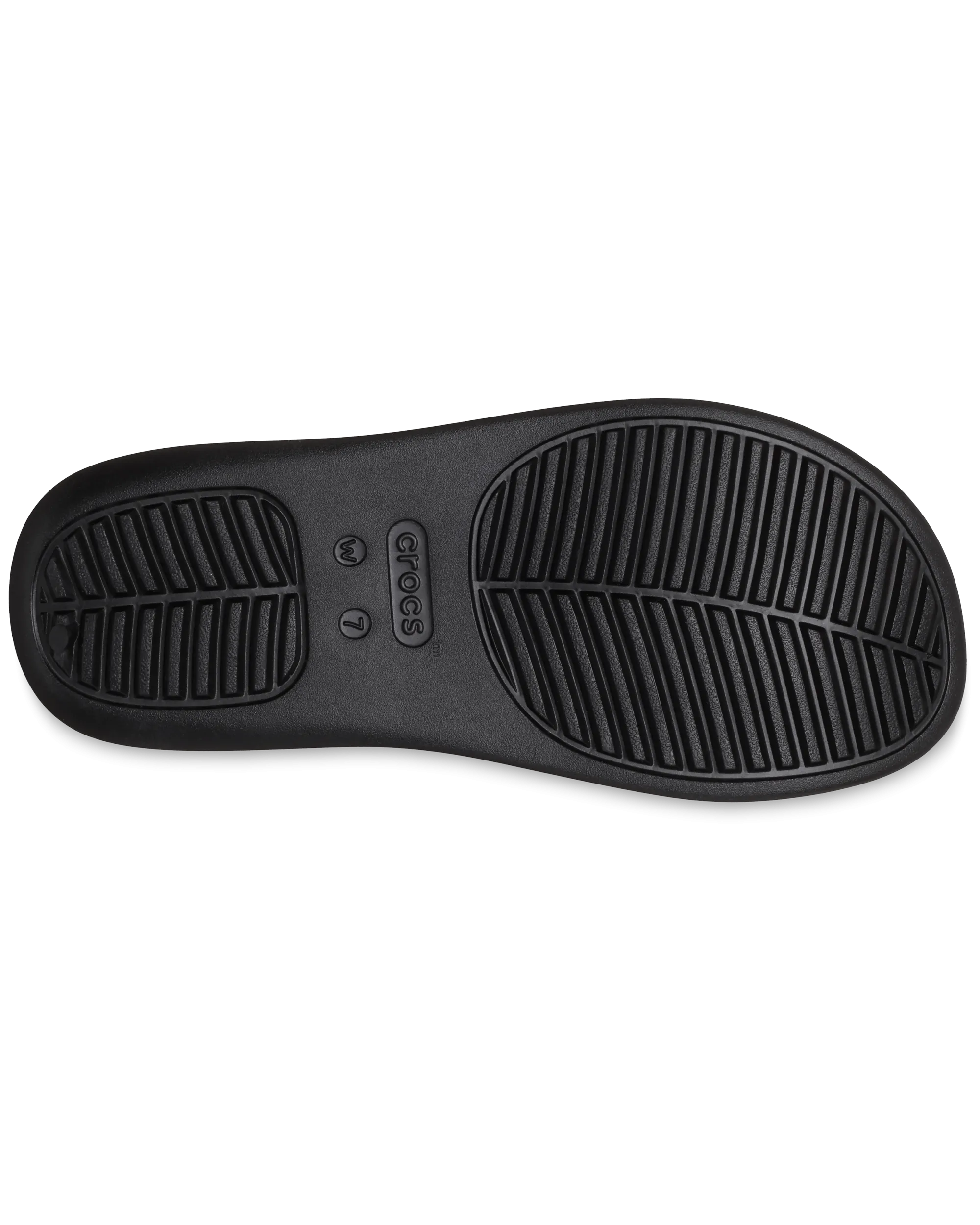 Getaway Platform Flip Flops in Black