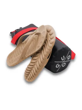 GUDO Eco-Friendly Adventure Flip-Flops with Multi-Purpose Waterproof Drybag