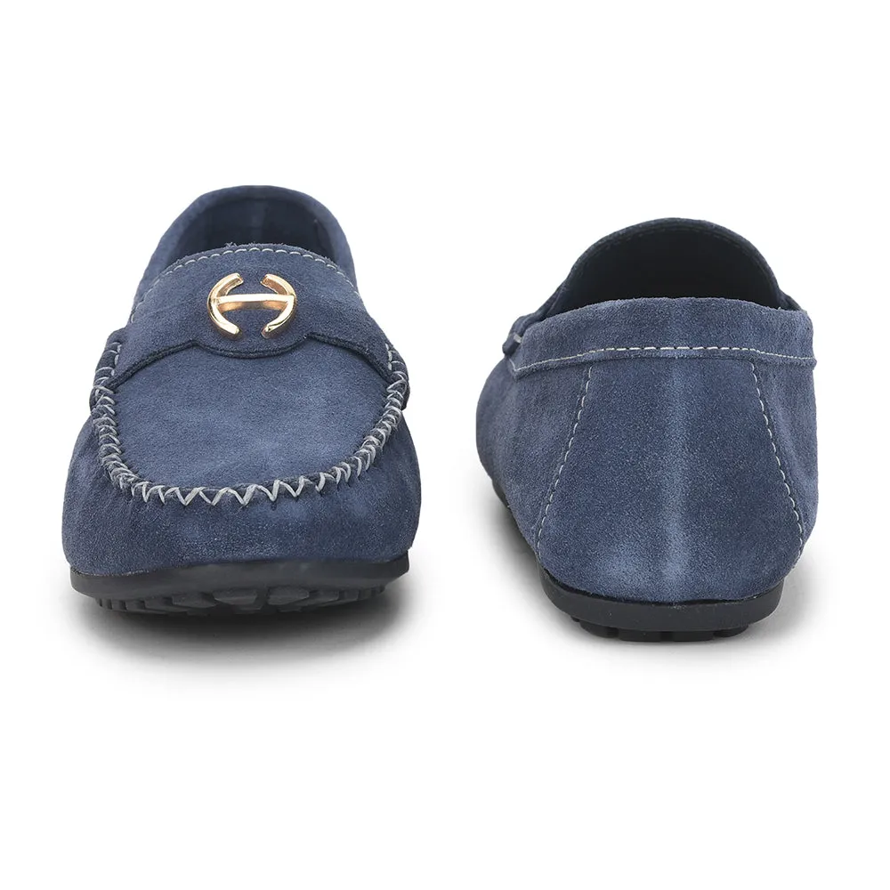 Healers Casual Navy Blue Loafers For Women GI-SML-52 By Liberty