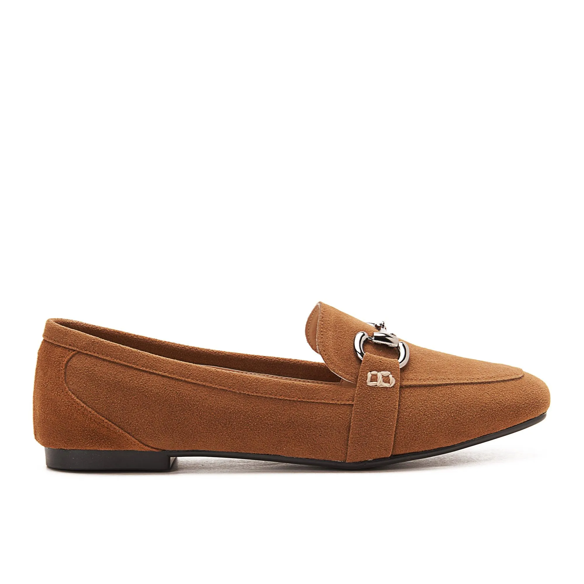 Horsebit Suede Loafers