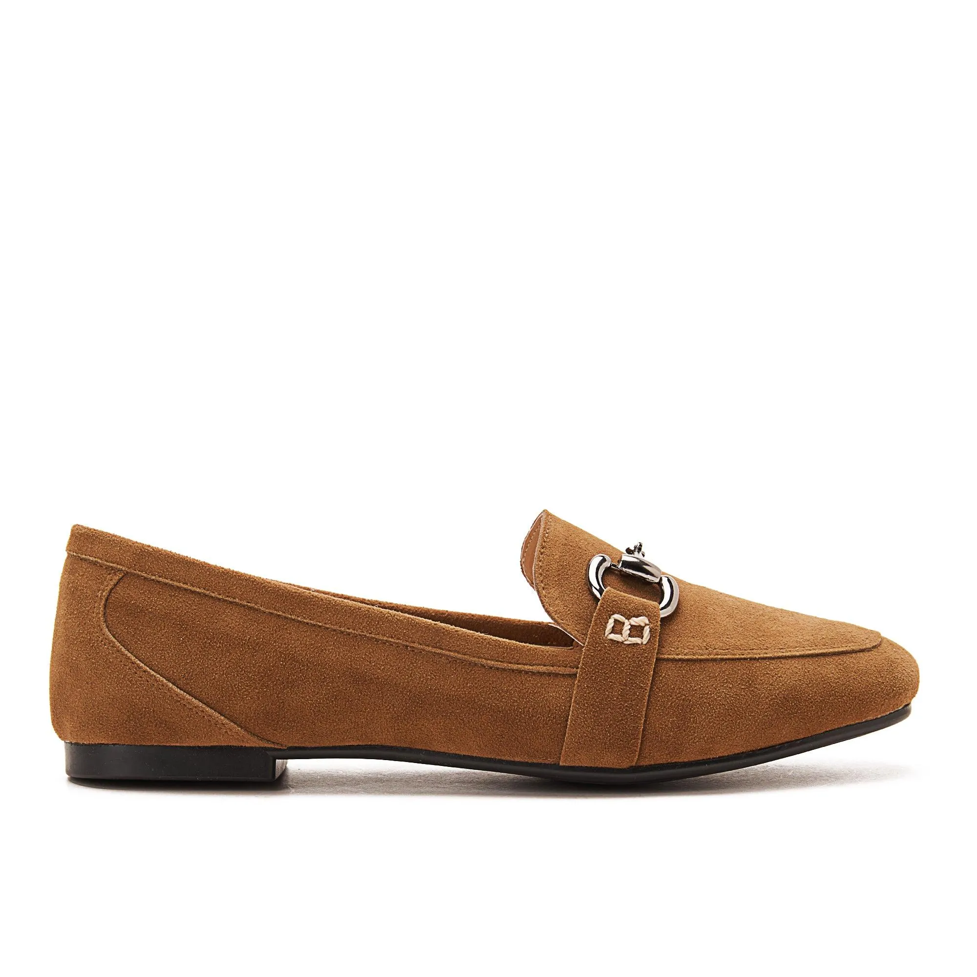 Horsebit Suede Loafers