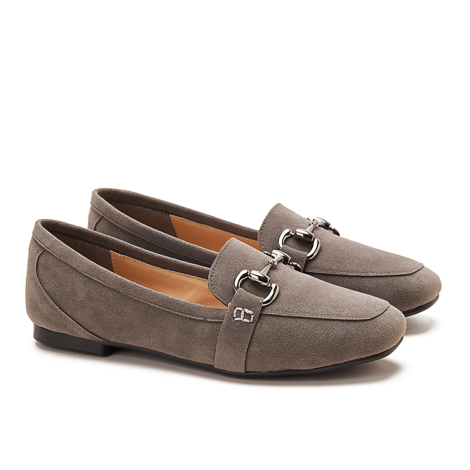 Horsebit Suede Loafers