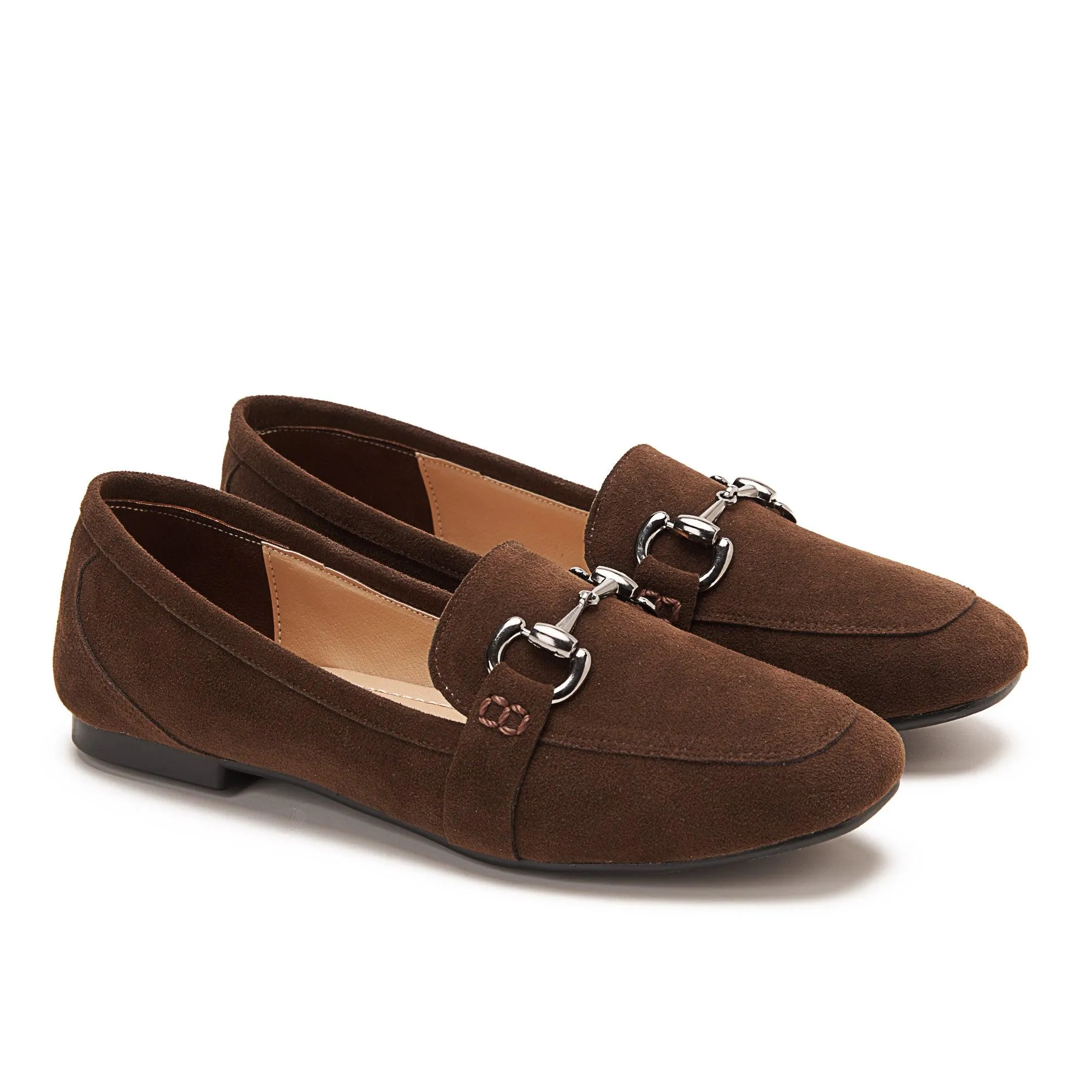 Horsebit Suede Loafers