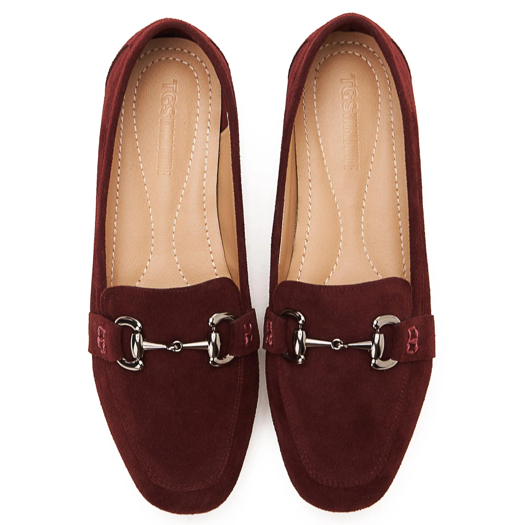 Horsebit Suede Loafers