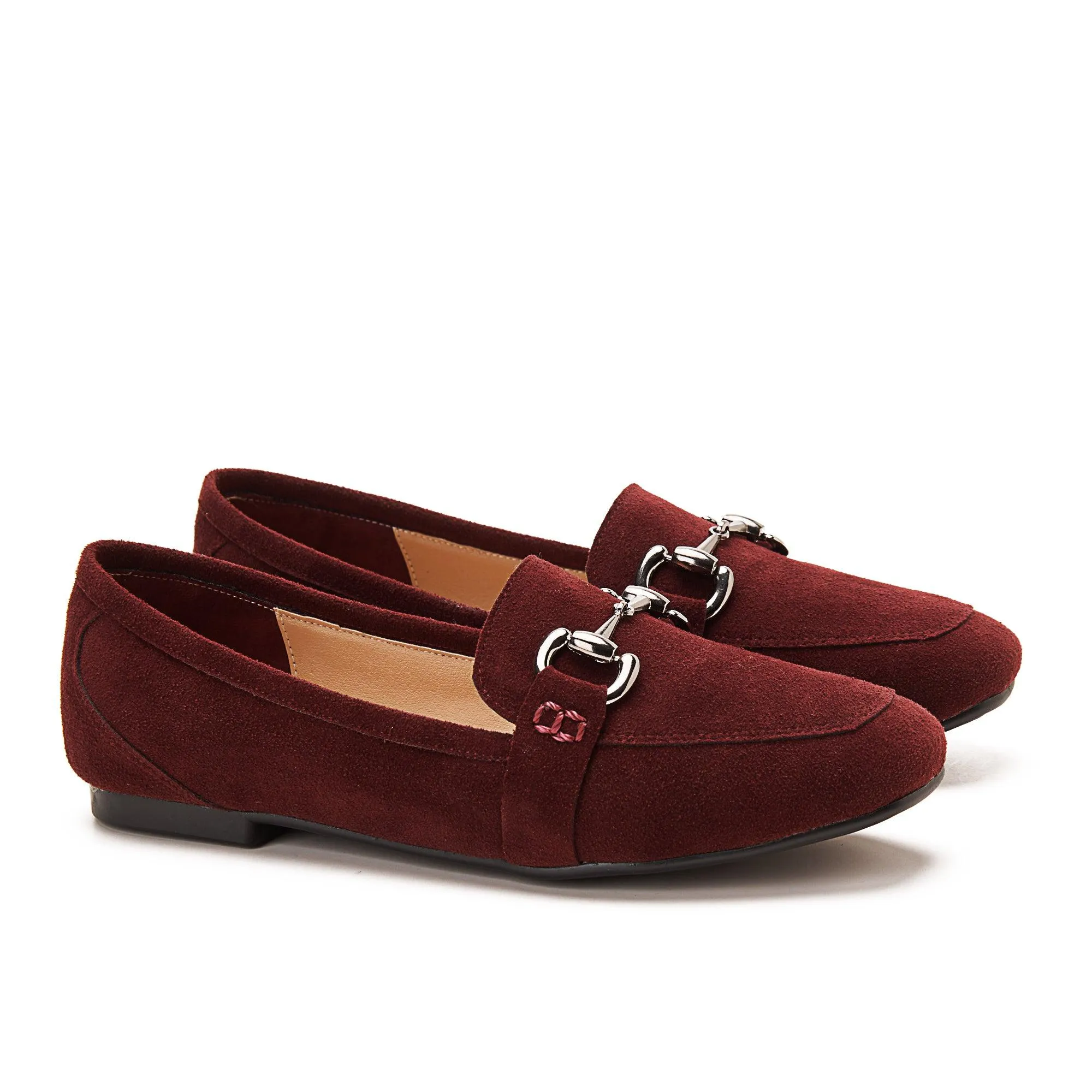 Horsebit Suede Loafers