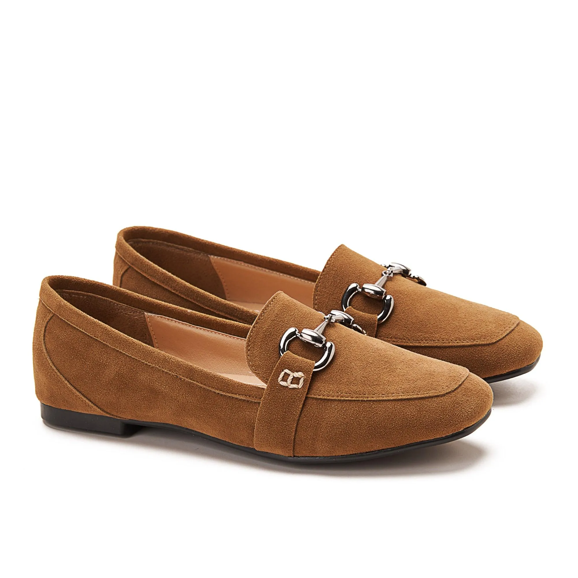 Horsebit Suede Loafers