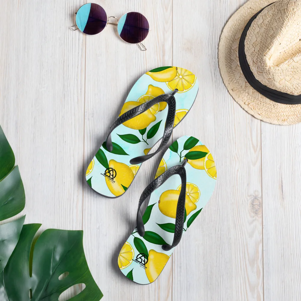 Lemon Sorbet Style Flip-Flops