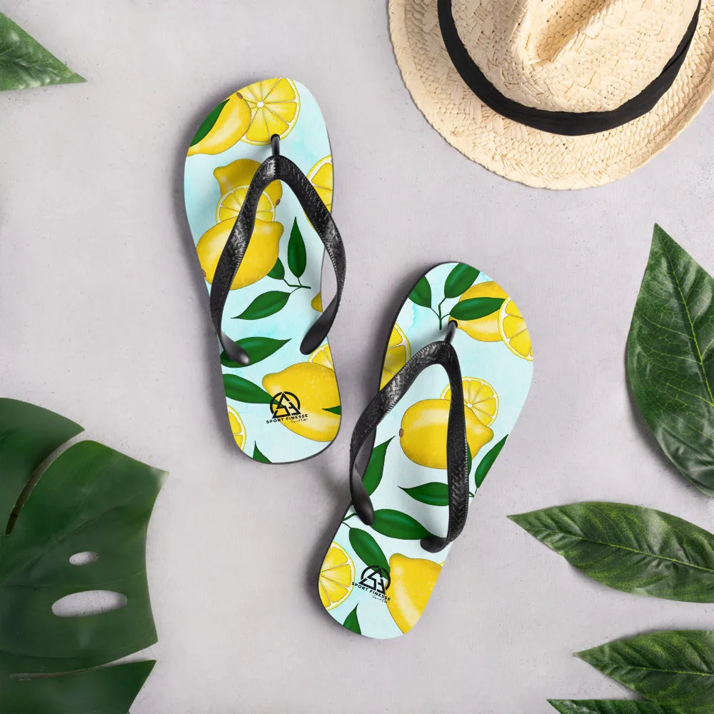 Lemon Sorbet Style Flip-Flops