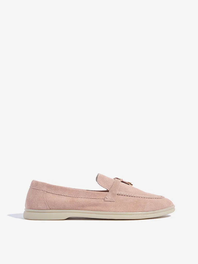 LUNA BLU Dusty Pink Loafers