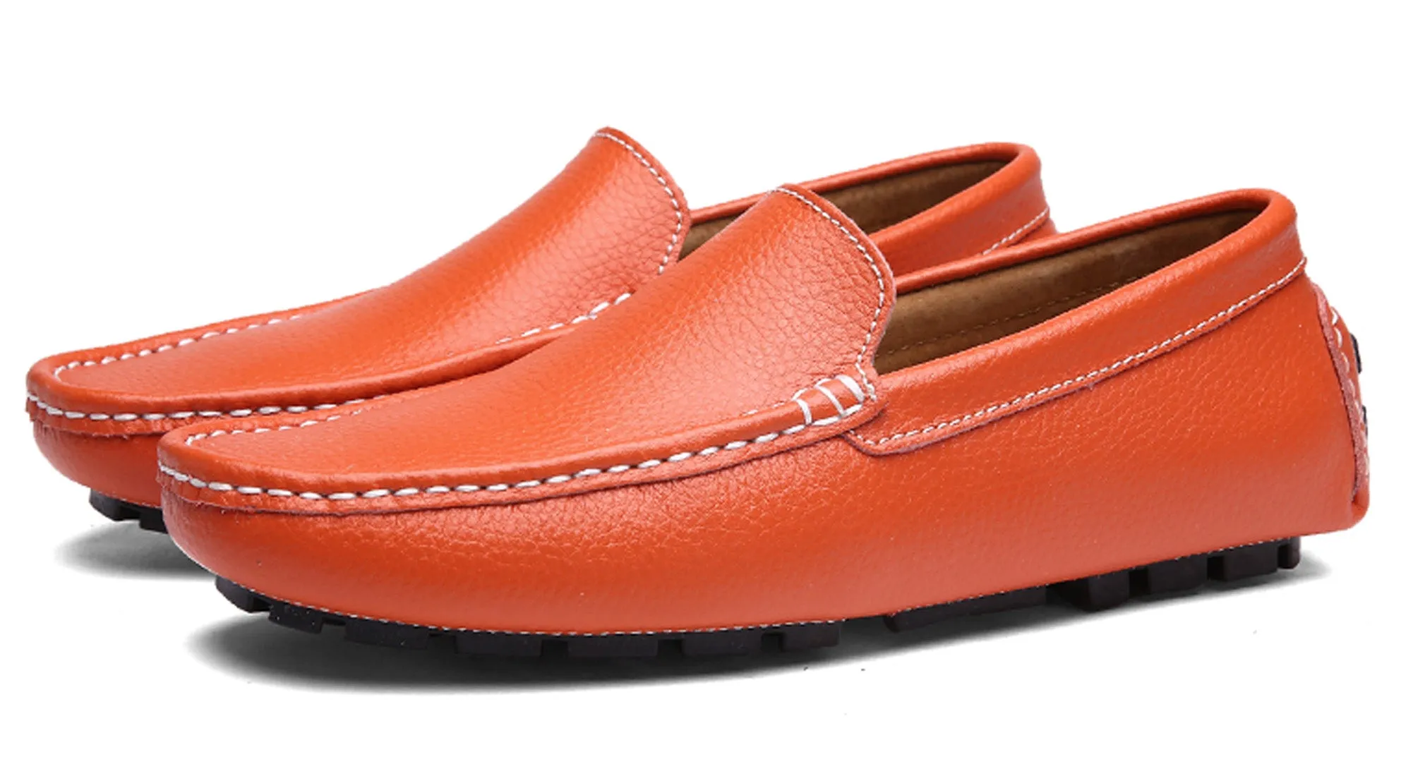 Men's Sewn Plain Driving Moccasins