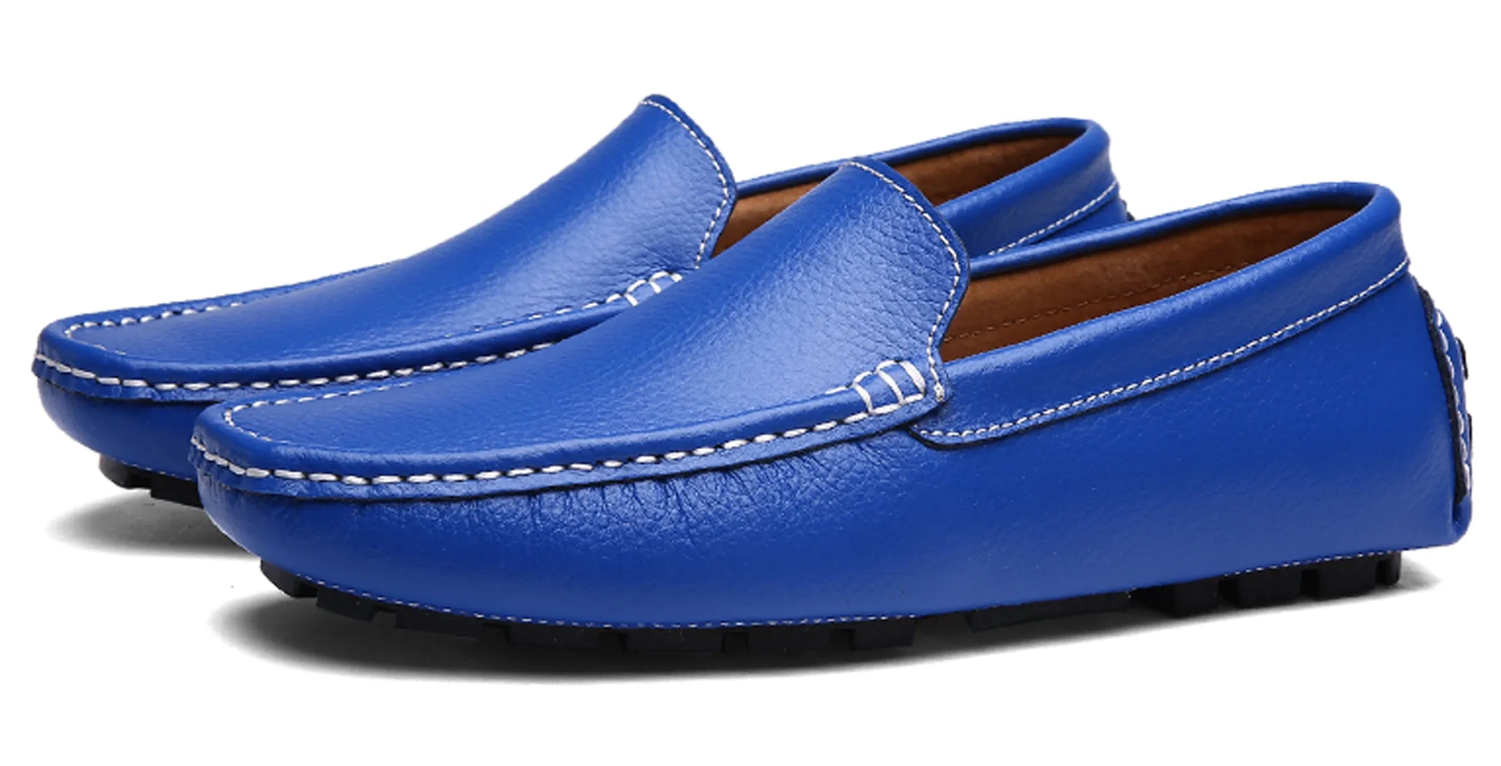 Men's Sewn Plain Driving Moccasins