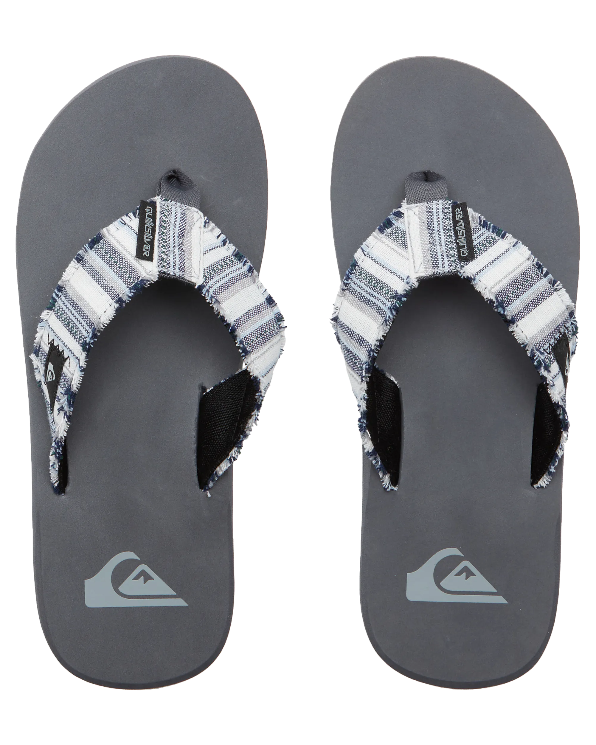 Monkey Abyss Flip Flops in Grey