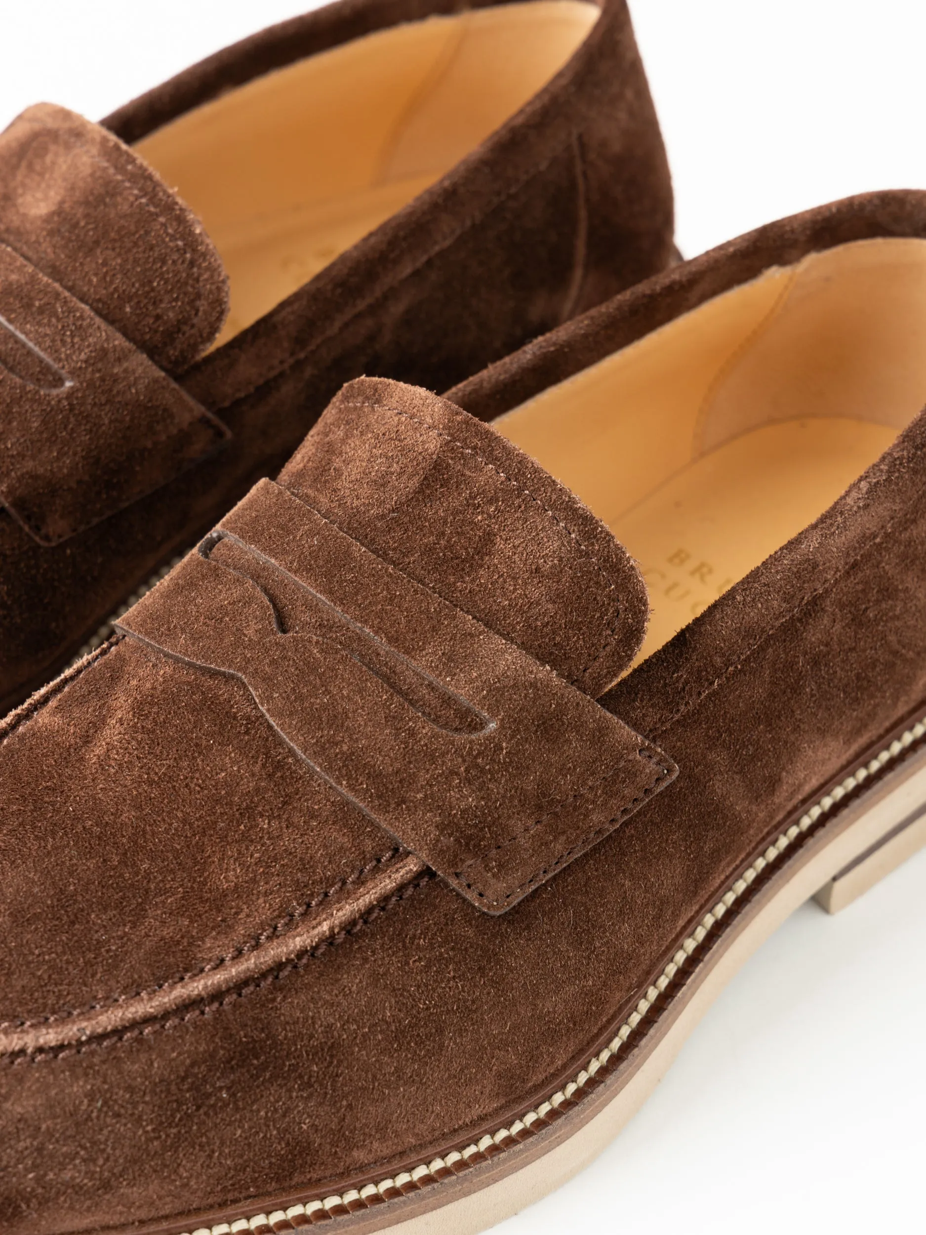 Mustang Brown Suede Loafers