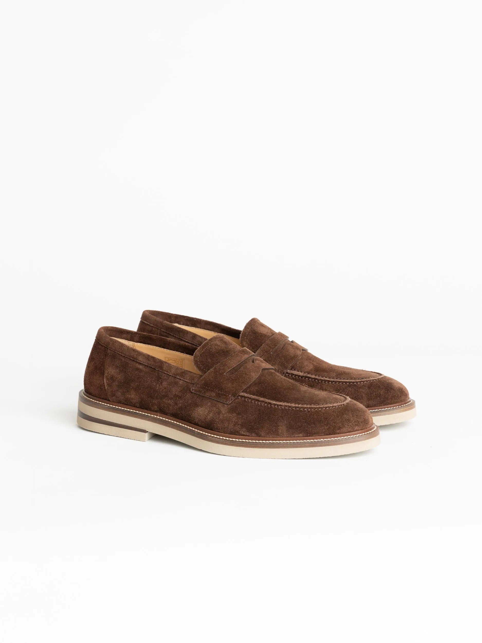 Mustang Brown Suede Loafers