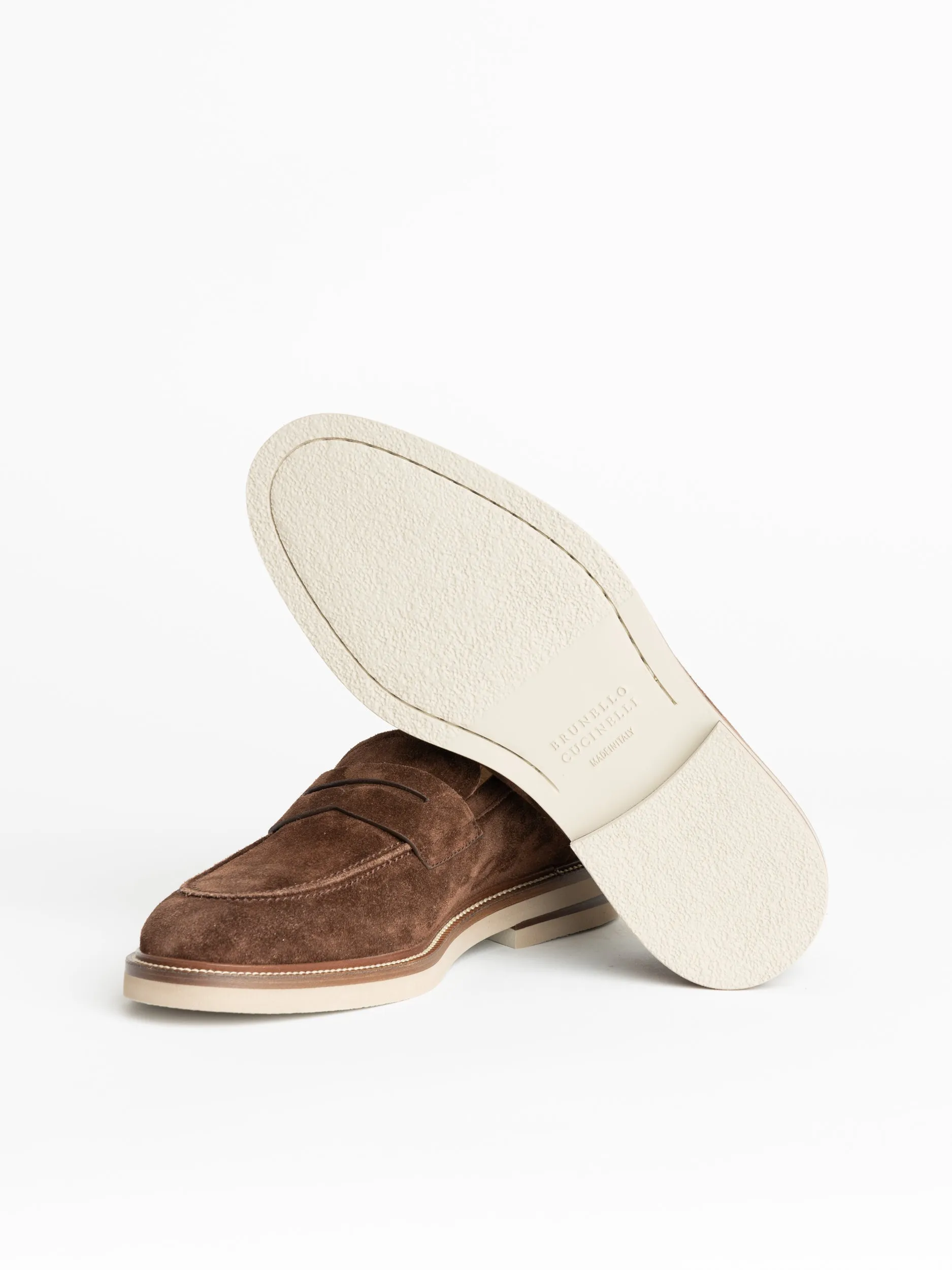 Mustang Brown Suede Loafers