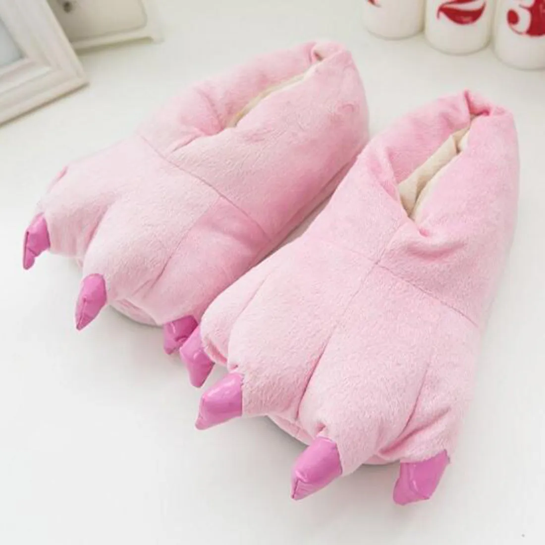 Paw Funny Animal Christmas Monster Dinosaur Slippers