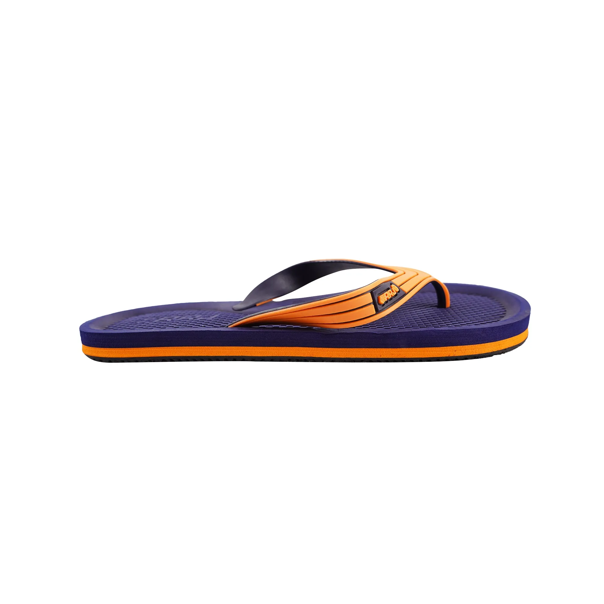 RRJ Men's Basic Accessories Rubber Flip-Flops 160958 (Dark Navy)