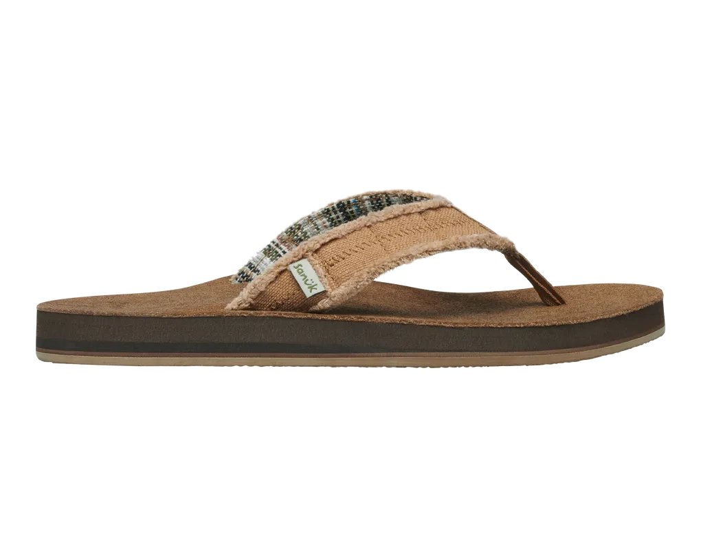 Sanuk Fraid Not ST Sandal-Khaki