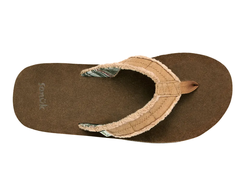 Sanuk Fraid Not ST Sandal-Khaki