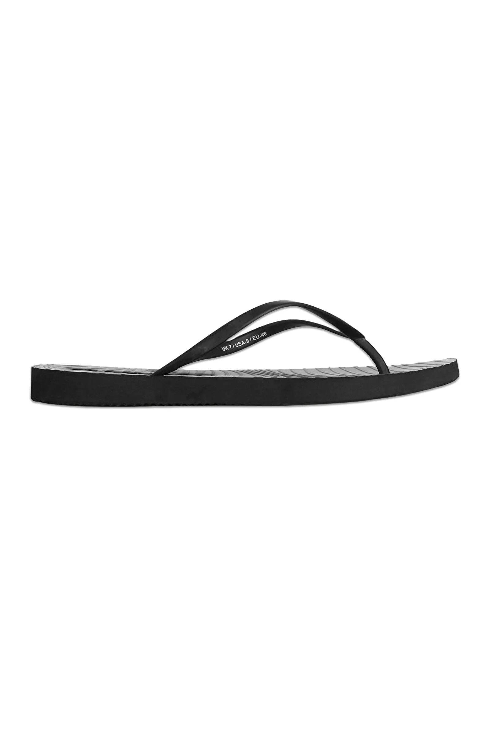 Sleepers Tapered Flip Flops Black