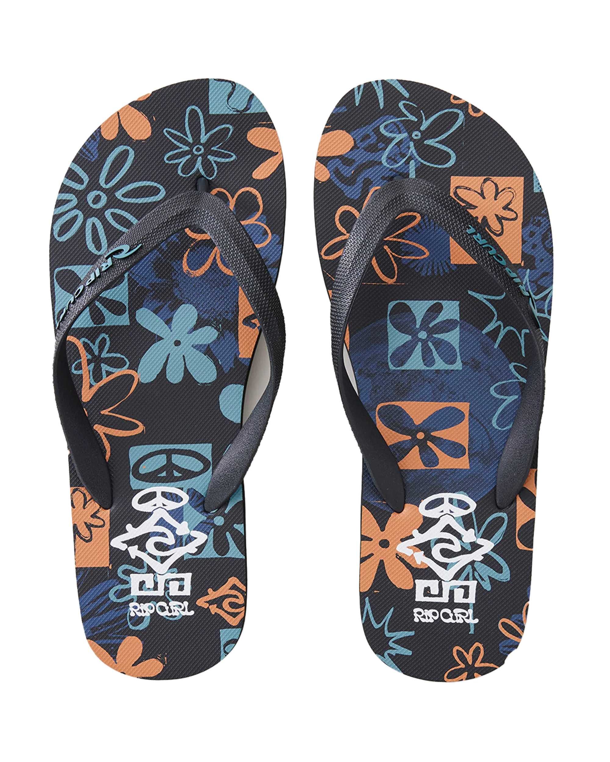 SWC Bloom Flip Flops in Dark Navy