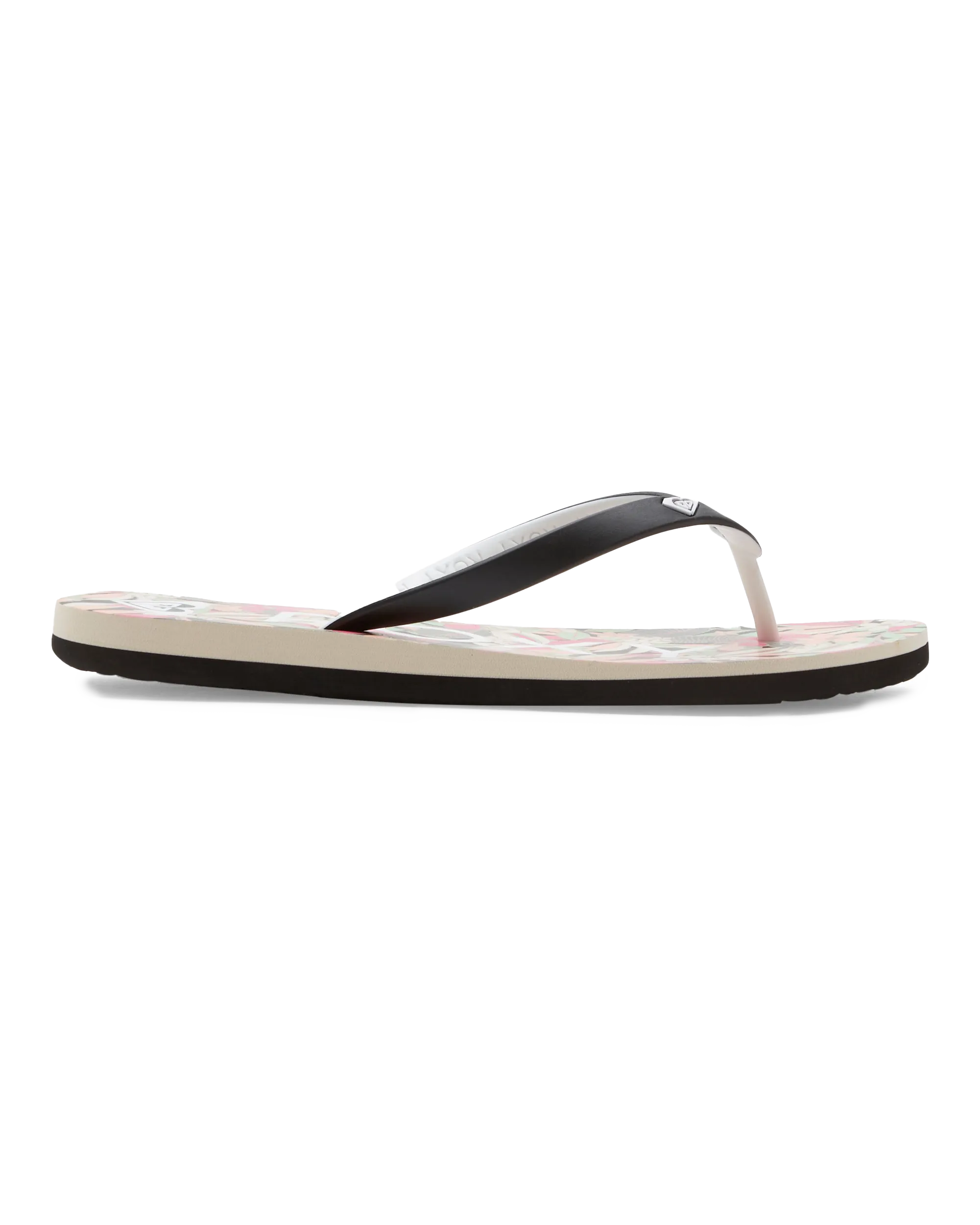 Tahiti VII Flip Flops in Black, Pink & Soft Lime