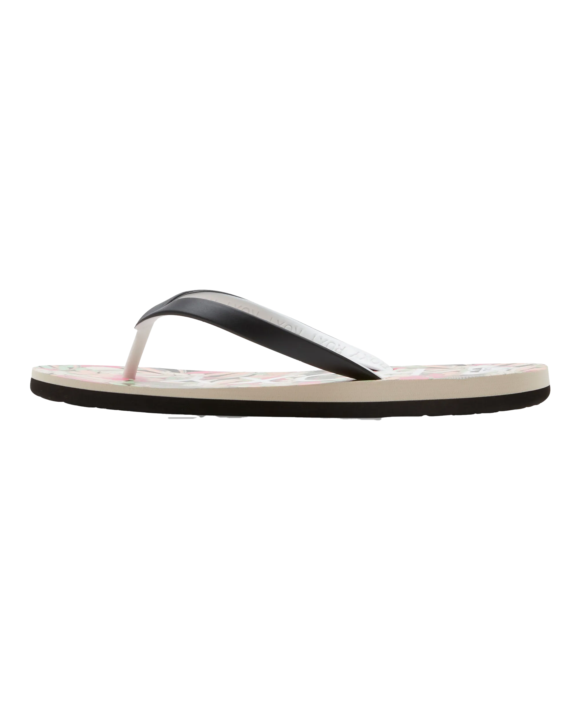 Tahiti VII Flip Flops in Black, Pink & Soft Lime