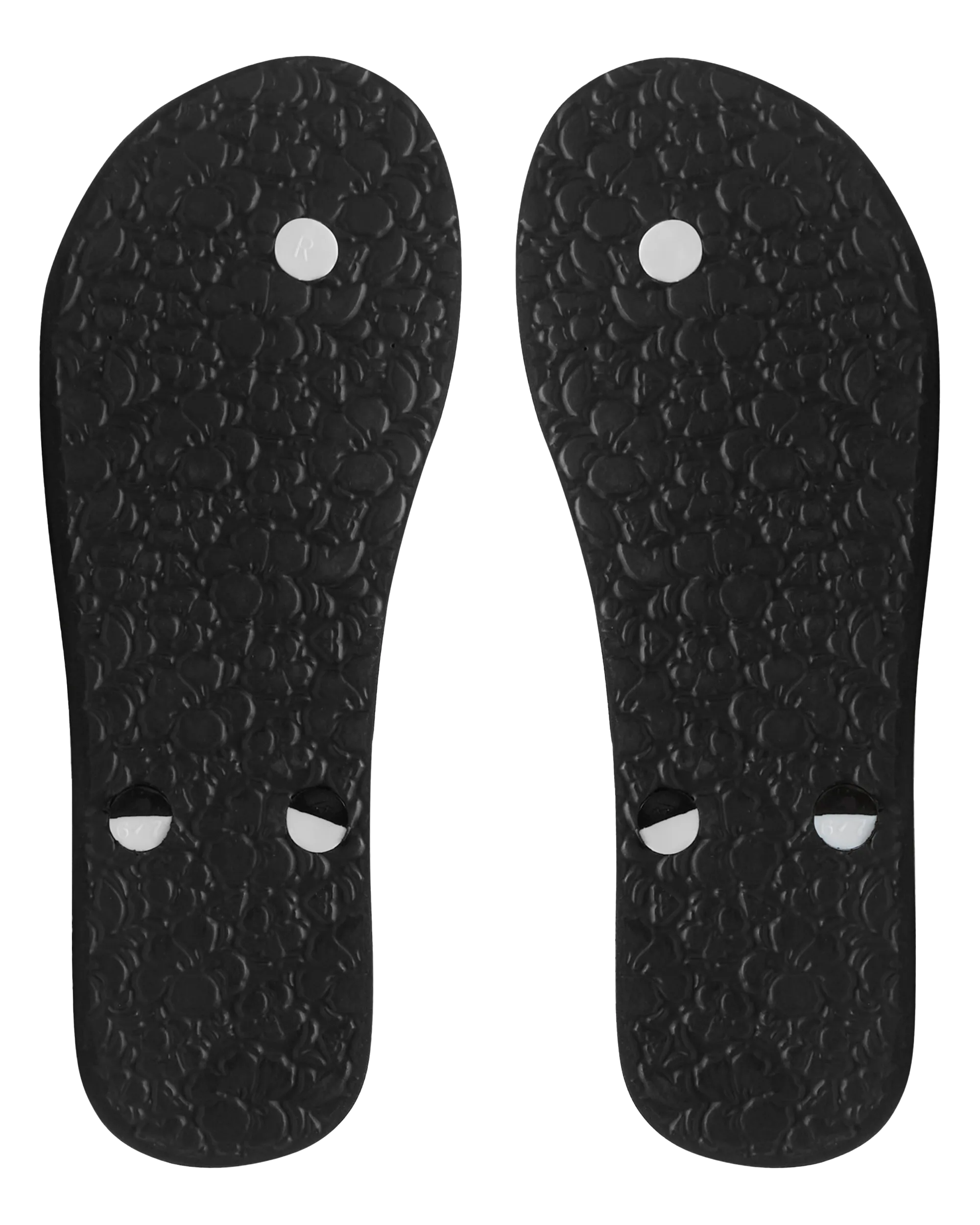 Tahiti VII Flip Flops in Black, Pink & Soft Lime