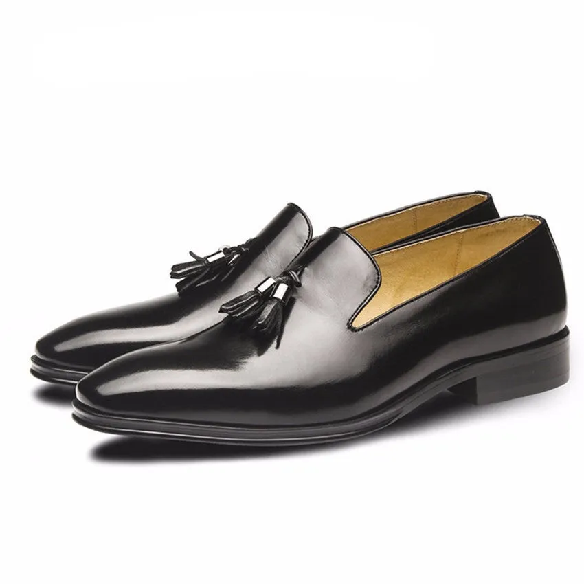 Tasseled Italian GentleMen Loafers Shoes