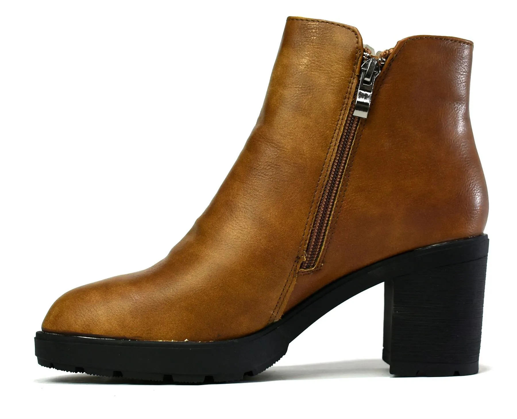 The Block Heel Beige