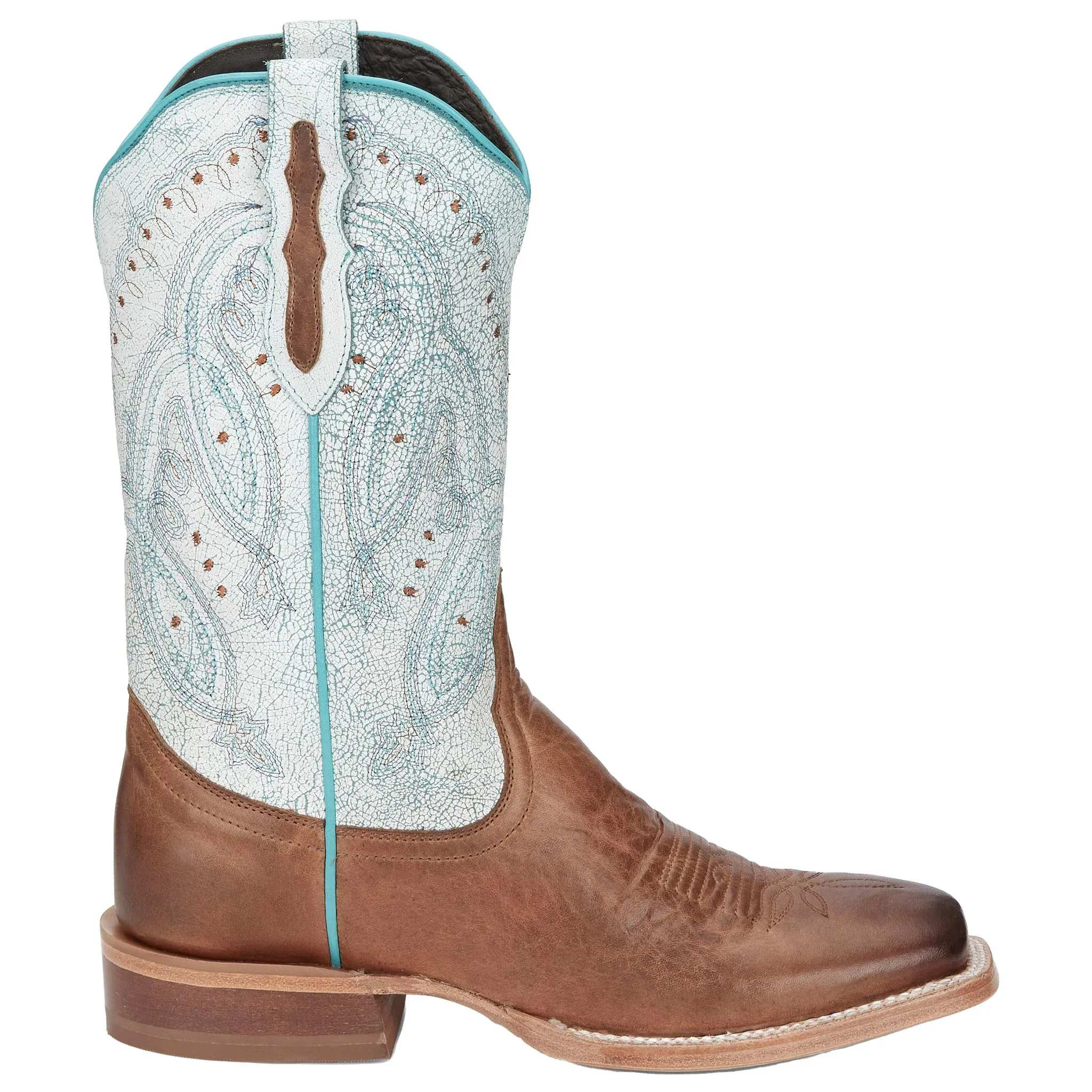 Tony Lama Women's Gabriella Caramel Cowhide Western Boot