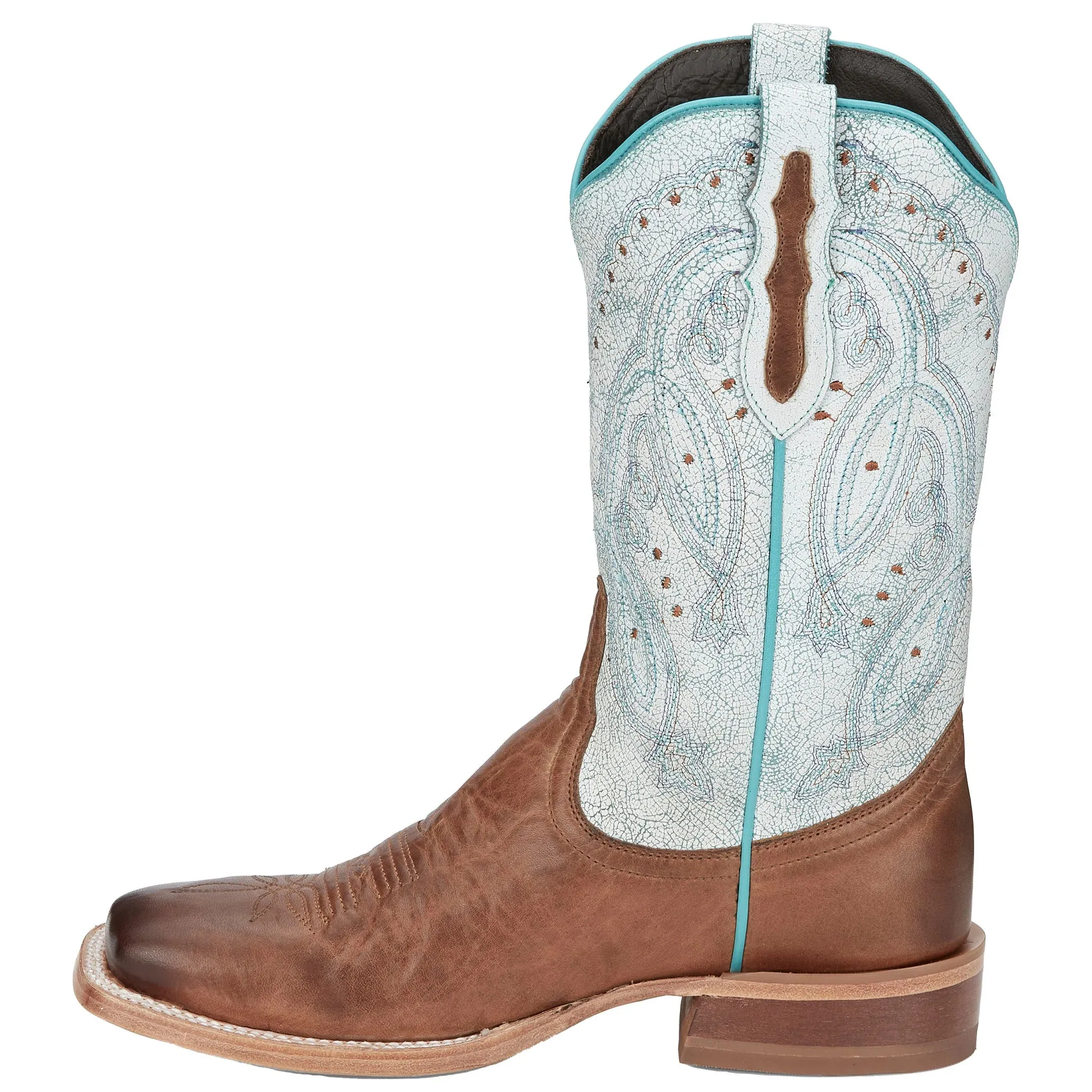 Tony Lama Women's Gabriella Caramel Cowhide Western Boot