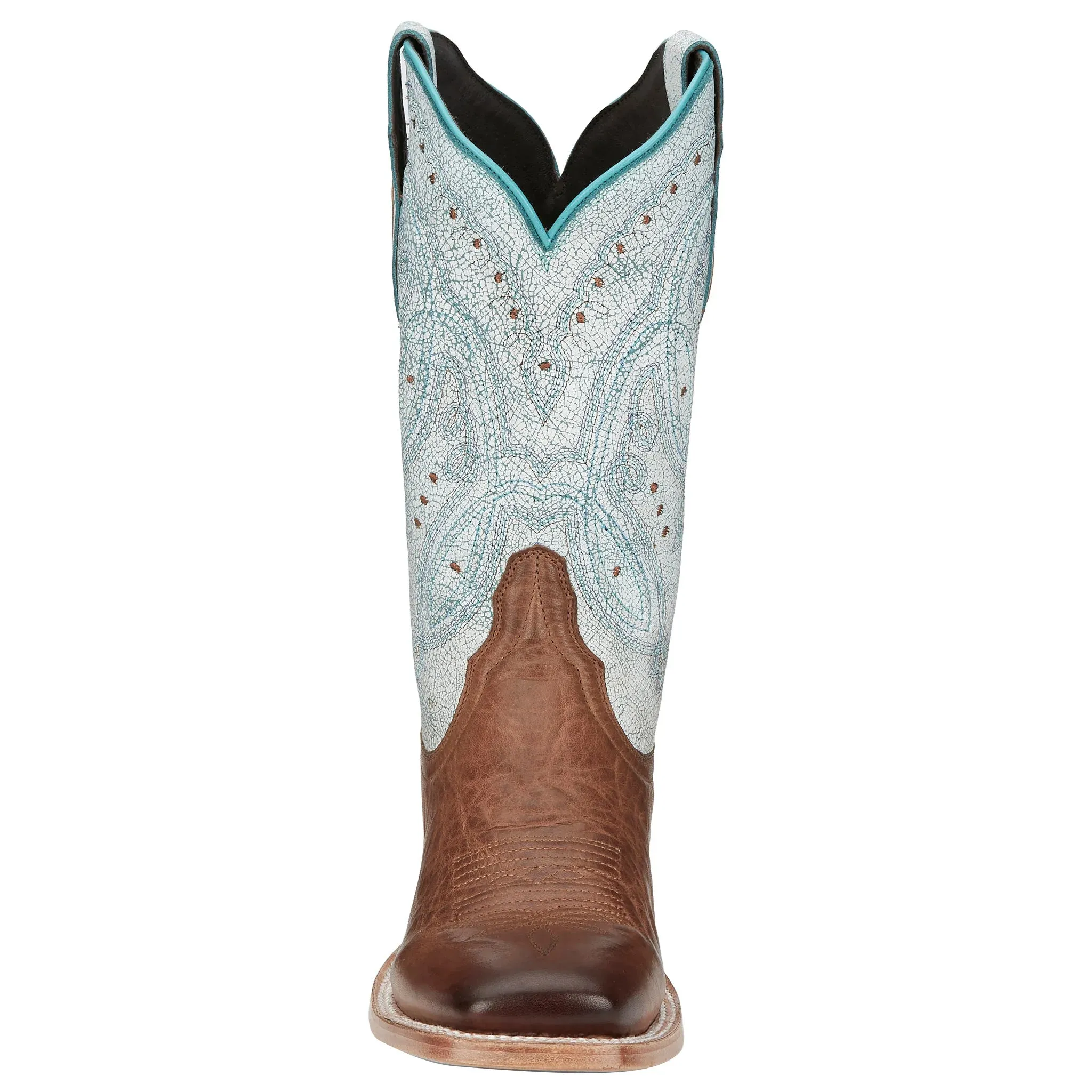 Tony Lama Women's Gabriella Caramel Cowhide Western Boot