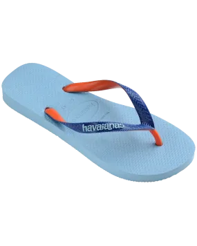 Top Mix Flip Flops in Lavender Blue