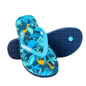 Tropical Print Women's Flip Flops