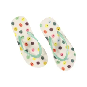 Zeppo Beach Flip Flops | Happy Dots| Molo